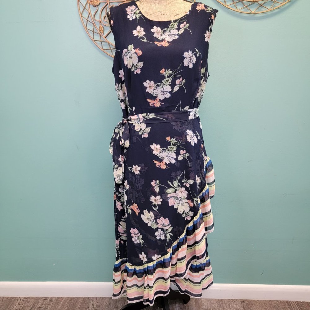DANDRA DARREN Long Floral Dress